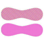 ピンクカラフルイエローパープルソフトボストライプのール ソフトボール (パネル)