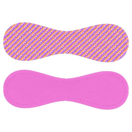 ピンクカラフルイエローパープルソフトボストライプのール ソフトボール (パネル)