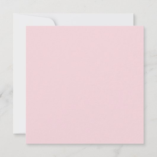 ピンクカラフルイエロー春の花80誕生日 招待状 (裏面)