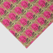 ピンクカラフルエレガントのフローラピンクの花 薄葉紙 (詳細)