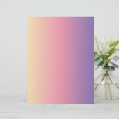 ピンクカラフルサンセットグラデーションスクラップブック紙 (スタンド正面)