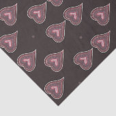 ピンクカラフルデリケートハートダークティッシュペーパー 薄葉紙 (詳細)