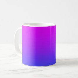 ピンクカラフルパープルグラデーション4アリシア コーヒーマグカップ