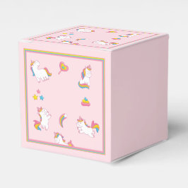 ピンクカラフルユニコーン フェイバーボックス