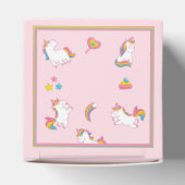 ピンクカラフルユニコーン フェイバーボックス (上部)