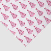 ピンクカラフル・クリスマスツリー 薄葉紙 (詳細)