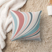 ピンクカラフル、ブルー、グレーのレトロビデオ クッション (ブランケット)