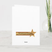 ピンクカラリリーフローラグリーティングカード カード (裏面)