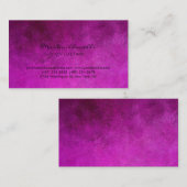 ピンクカラーミニマルモダンプロフェッショナル 名刺 (正面/裏面)