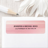 ピンクカラーレトロスタイリッシュクラシカルファミリー ラベル (インサイチュ)