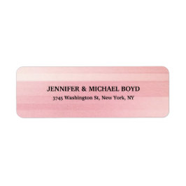 ピンクカラーレトロスタイリッシュクラシカルファミリー ラベル