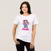 ピンクカラーTシャツ トライブレンドTシャツ (正面全面)