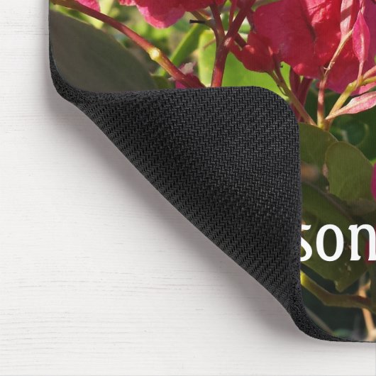 ピンクカリブののブーゲンビリア島ライフ マウスパッド (コーナー)