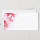 ピンクカルナティオカスタムスの写真サンキューカード サンキューカード (裏面)