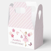 ピンクカワイバレリーナ誕生日お願いボックス フェイバーボックス (オープン)