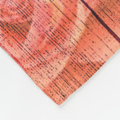 ピンクカントリーシックデザイン フリースブランケット (角)