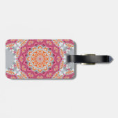 ピンクカントリースタイルチームブライド荷物iDラベル ラゲッジタグ (裏面横)