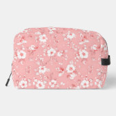 ピンクカントリースタイルフローラルパターン ドップキット (裏面)