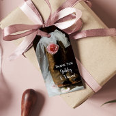 ピンクカントリーバラカウボーイブーツウェスタン結婚ズ ギフトタグ