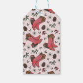 ピンクカントリーメリークリスマスからギフトラベル ギフトタグ (裏面)