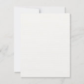 ピンクカントリー結婚フローラ セーブザデート (裏面)