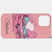 ピンクカーサンセットボスレディーガールフレンドのギフト Case-Mate iPhoneケース (裏面 (横))