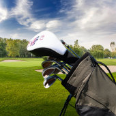 ピンクカートモノグラム ゴルフヘッドカバー