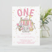 ピンクカーニバルサーカスキッドの誕生日 招待状 (スタンド正面)