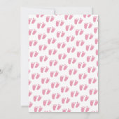 ピンクカーニバルサーカスベビーシャワー 招待状 (裏面)