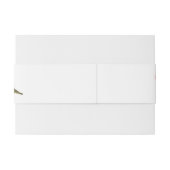 ピンクカーネーションズラモダンックス結婚フローラ 招待状ベリーバンド (裏面例)