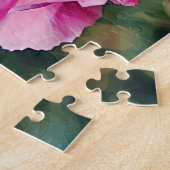 ピンクカーネーションフラワー自然パズル ジグソーパズル (側面)