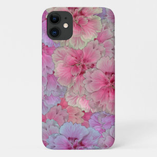 ピンクカーネーションヴィンテージスタイル iPhone 11 ケース