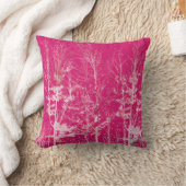 ピンクカーネーション抽象芸術2 クッション (ブランケット)