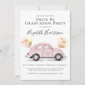 ピンクカー卒業駆動パーティー 招待状 (正面)