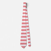 ピンクカ無地のラーストライプズバケーションサマー ネクタイ (正面)