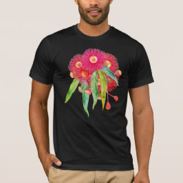 ピンクガムツリー ユーカリの花 Tシャツ
