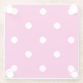 ピンクガラスコースター ガラスコースター (裏面)