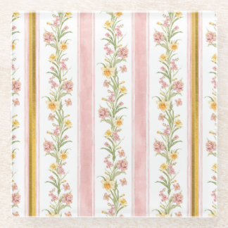 ピンクガラスコースター ガラスコースター