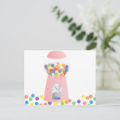 ピンクガンボール機 ポストカード (スタンド正面)