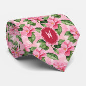 ピンクガーデニアスフローラ ネクタイ (ロール)