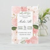 ピンクガーデンアキカ式 招待状 (スタンド正面)