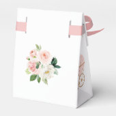 ピンクガーデンガール赤ちゃんシャワーお願いボックス フェイバーボックス (裏面サイド)