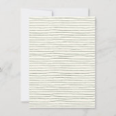 ピンクガーデンスタイリッシュフローラカップルのシャワー 招待状 (裏面)