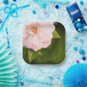 ピンクガーデンバラスクエアデザイナー紙プレート ペーパープレート (パーティー)