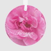 ピンクガーデンバラ オーナメント (裏面)