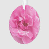 ピンクガーデンバラ オーナメント (正面)