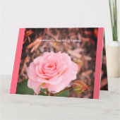 ピンクガーデンバラ カード (裏面)