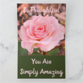 ピンクガーデンバラ カード (内部)