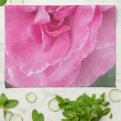 ピンクガーデンバラ キッチンタオル (折り畳み)