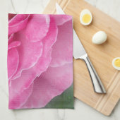 ピンクガーデンバラ キッチンタオル (四つ折り)